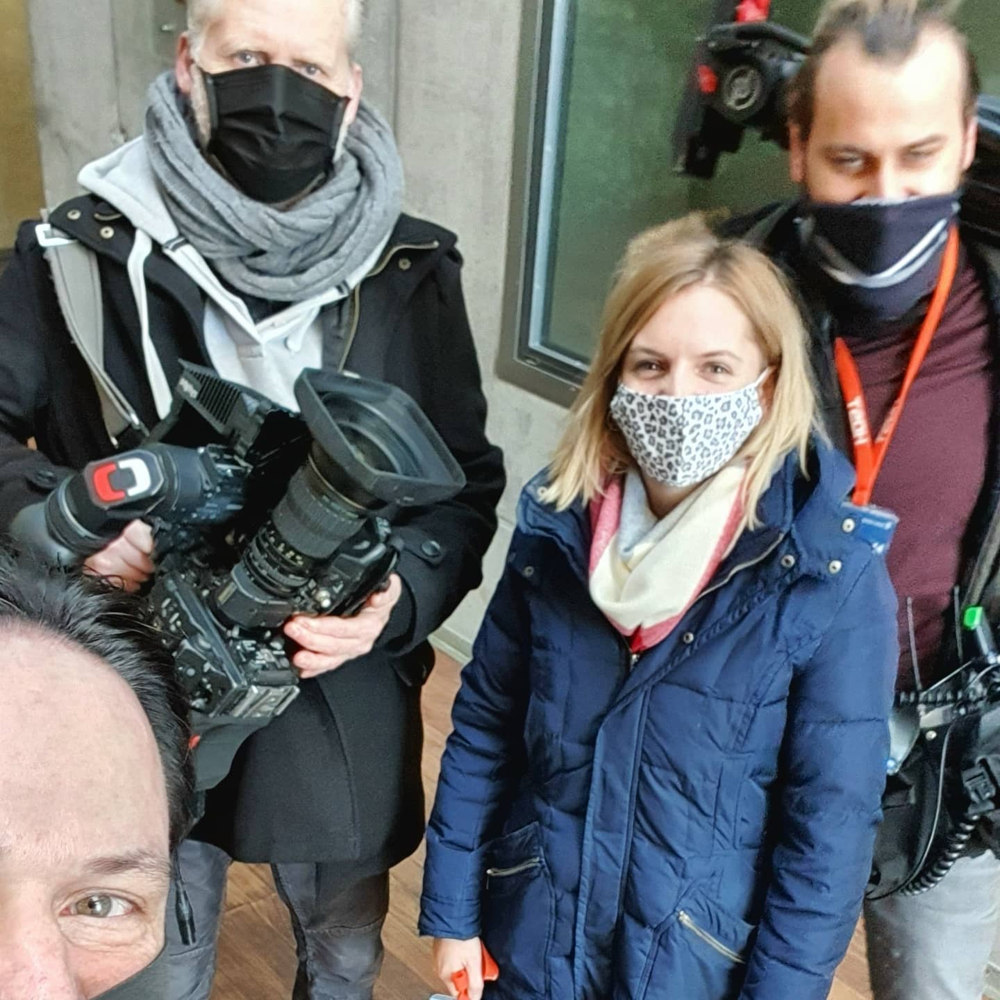 Surprise, today I was awaited at Czech Radio instead of the producer (quarantine) Czech TV.