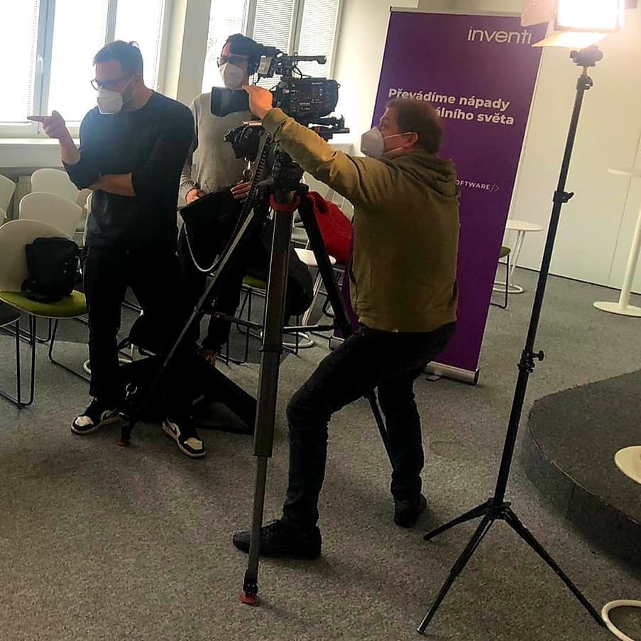 Today filming with another crew from TV Nova for the Weekend programme. Once again, professionals with whom…