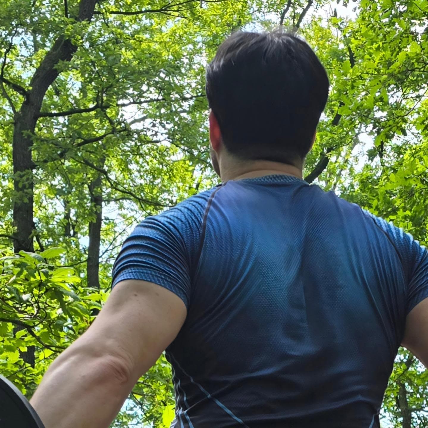 Return from the trip and straight into the arena. In the meantime, I also worked up quite a sweat đ„” onâŠ