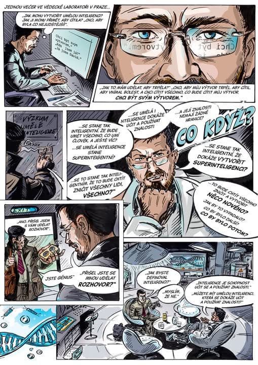 It’s been four years since our artificial intelligence named Black Magic 🪄✨ generated the first AI comic!