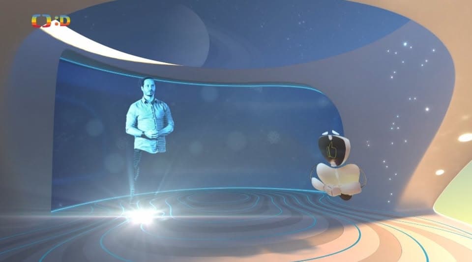 Už před 4 lety jsem učil děti AI v TV jako hologram. Letí to!