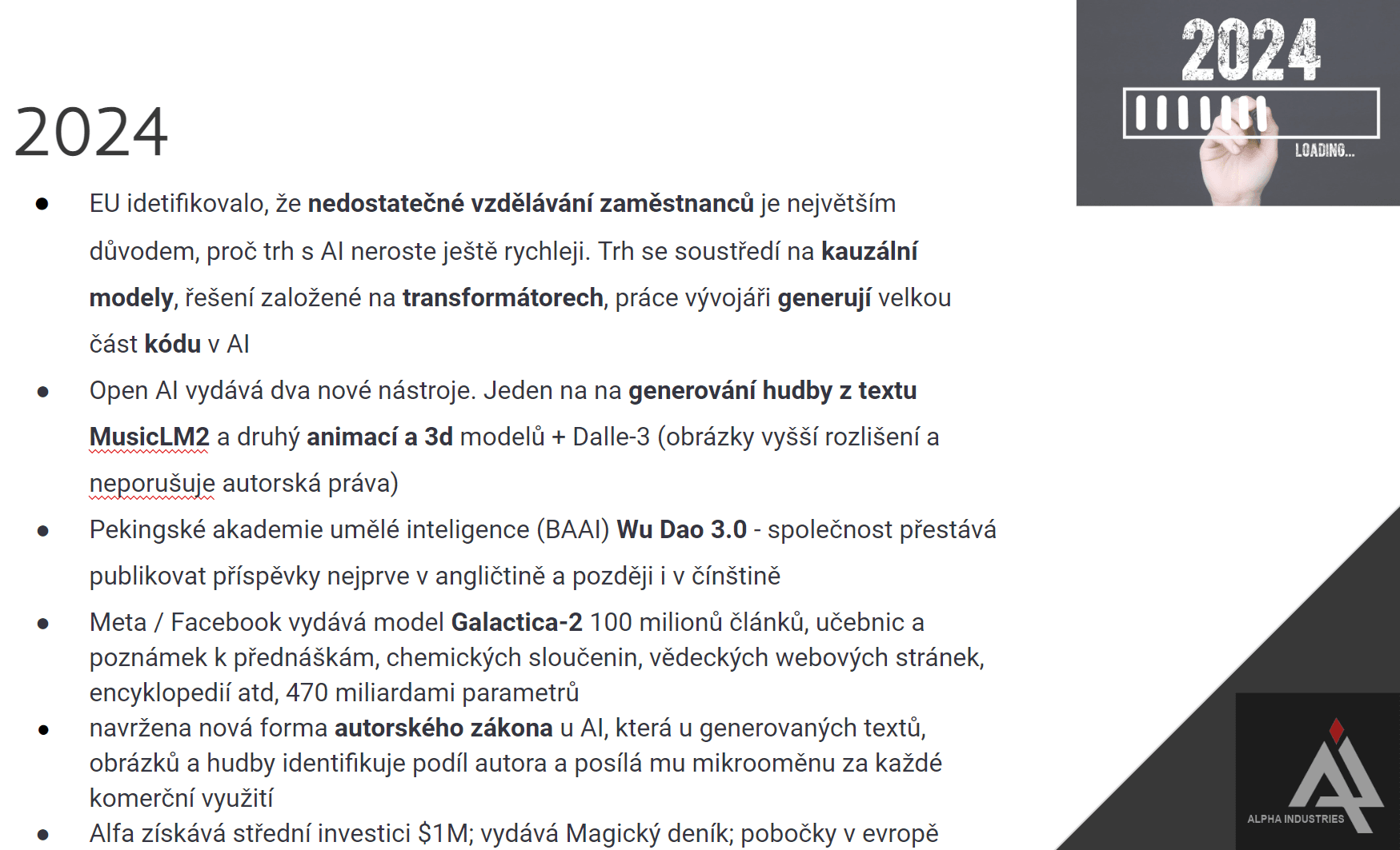 Co nás čeká v roce 2024