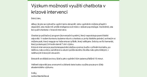 Hezký večer,