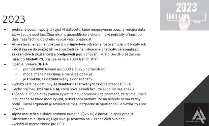 Co nás čeká v oblasti AI tento rok?