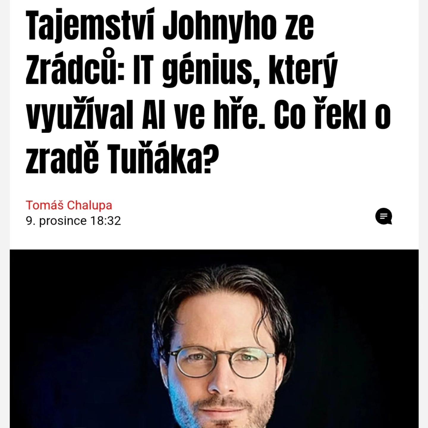Tajemný Johny ze Zrádců — finalista 1. série