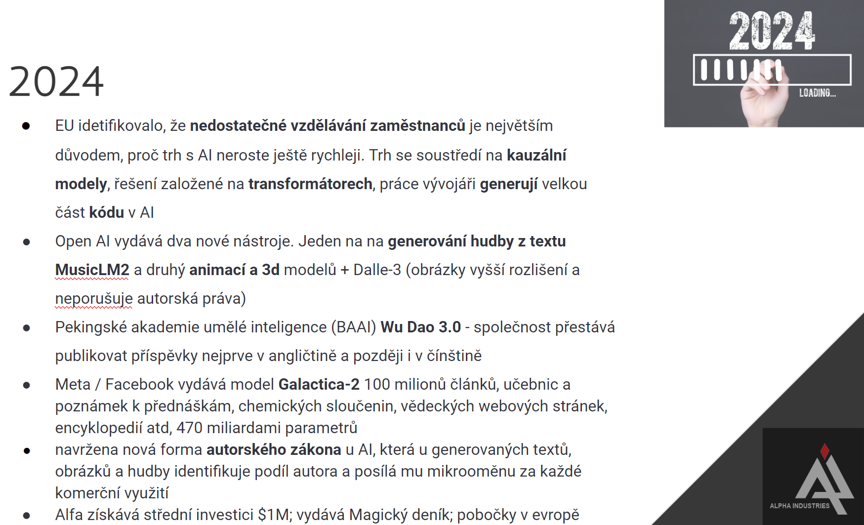 Co nás čeká v roce 2024