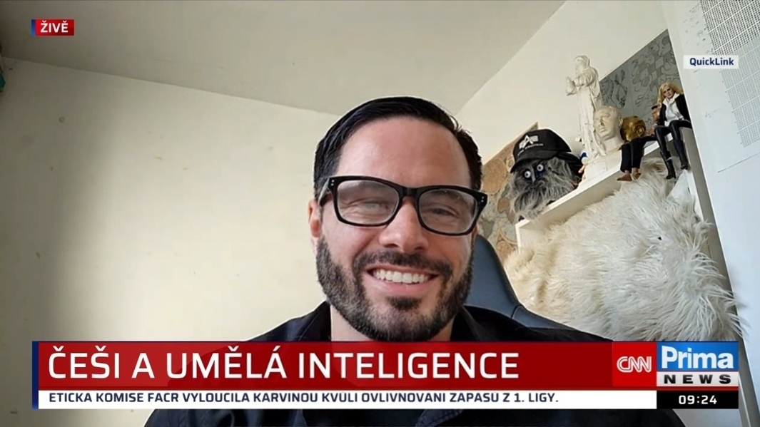 Jan Tyl v živém vstupu CNN Prima News